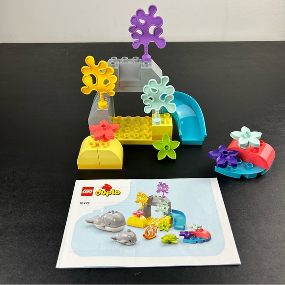 LEGO Duplo 10972 Coral Reef & Slide Pieces Only ~ Animals Not Included - Picture 1 of 8